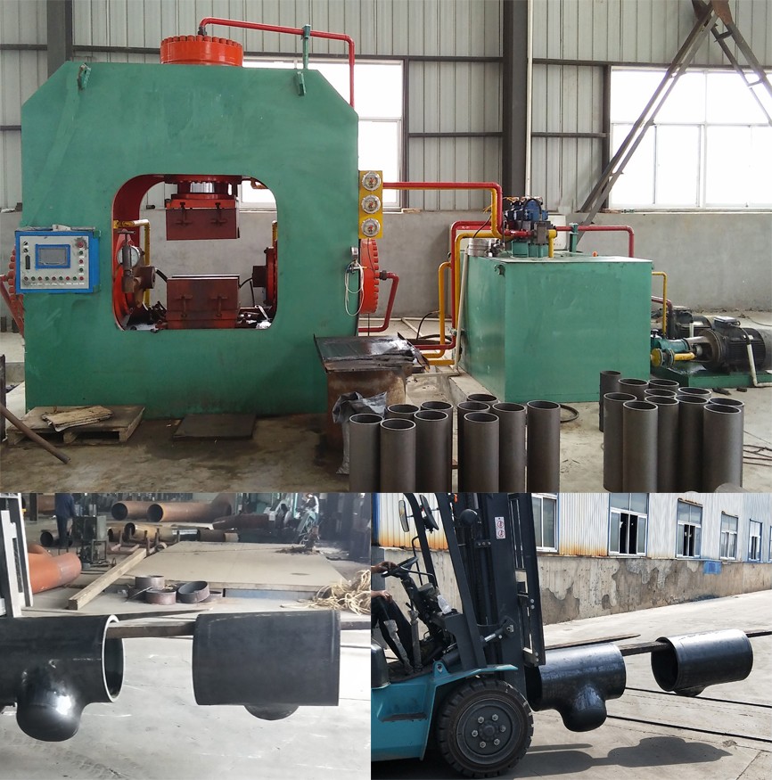 Butt Welded Seamless Black Paint Pipe Fittings Concentric Eccentric Reducer