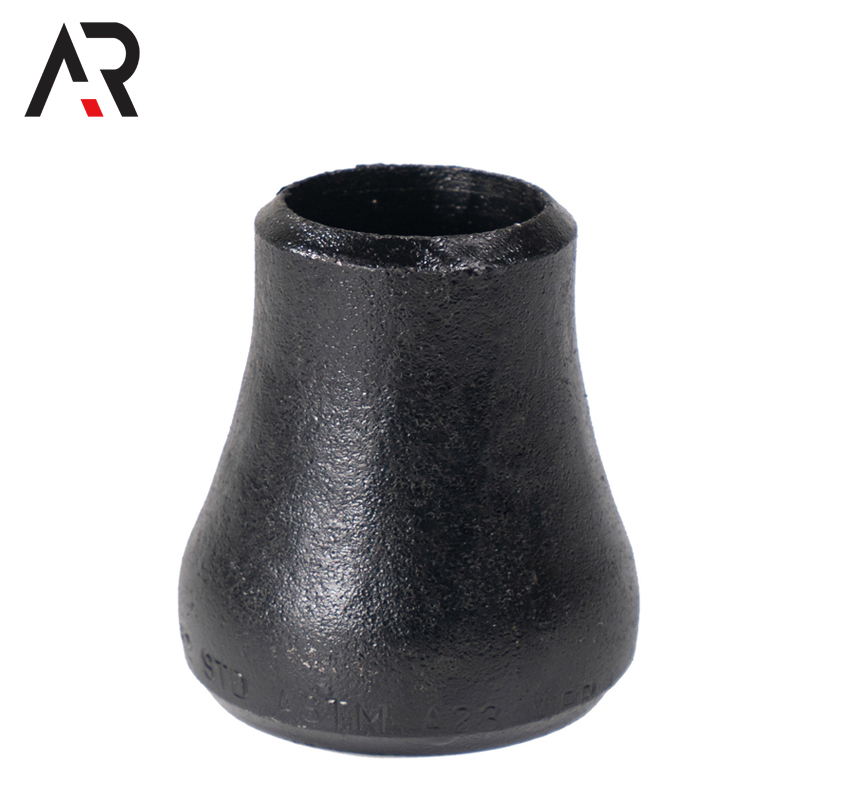Butt Welded Seamless Black Paint Pipe Fittings Concentric Eccentric Reducer